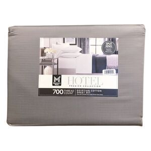 Zinc - Members Mark 700 Thread Ct Hotel Premier Collection 6 Piece Sheet Set Spl
